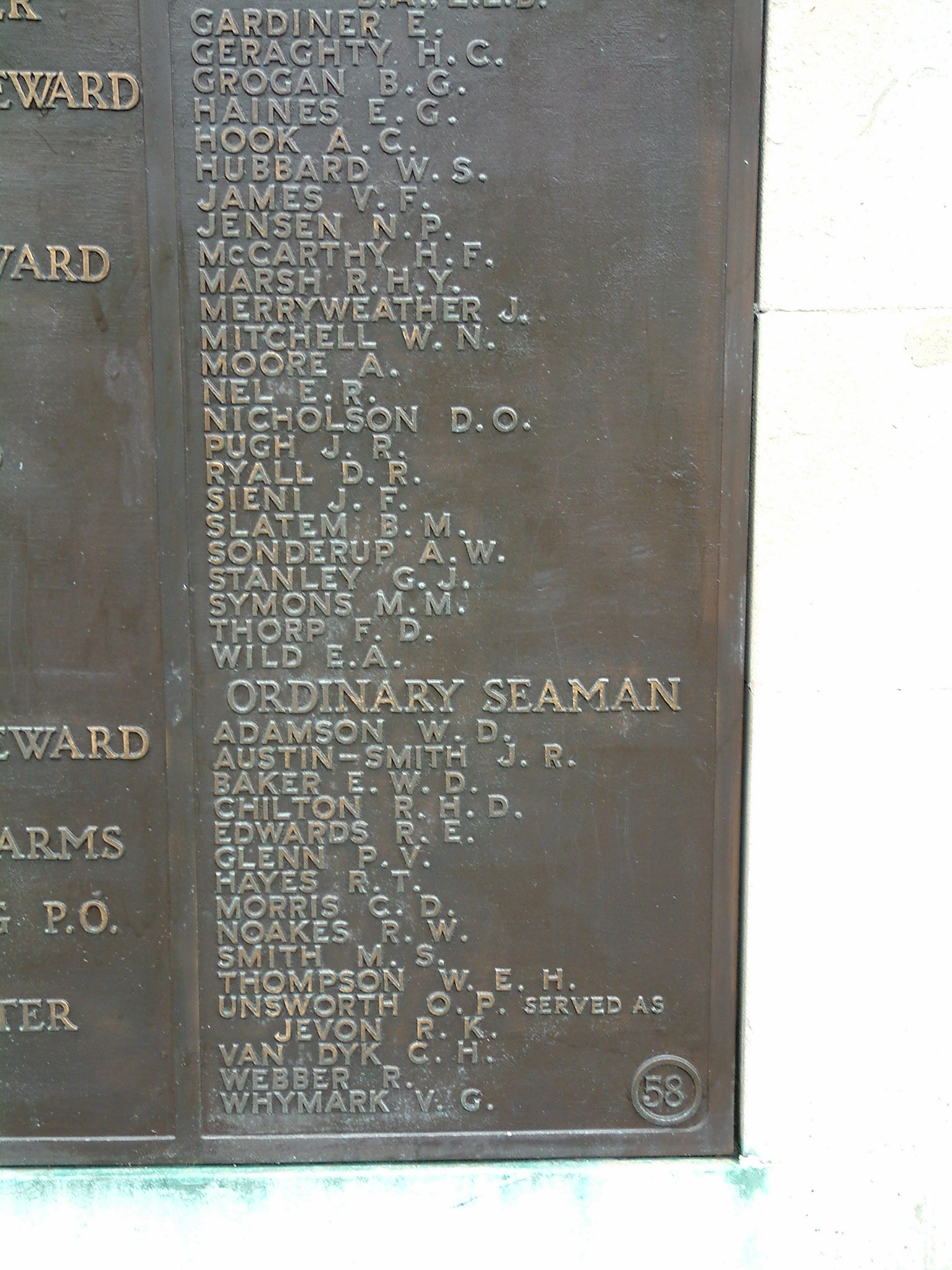 Photo from /search/photos/United Kingdom/Devon/PLYMOUTH NAVAL MEMORIAL/wild_ea_01.JPG